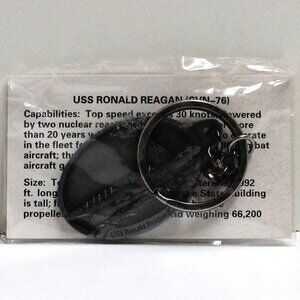USS Ronald Reagan CVN-76 Key Chain New In Unopened or Sealed Package